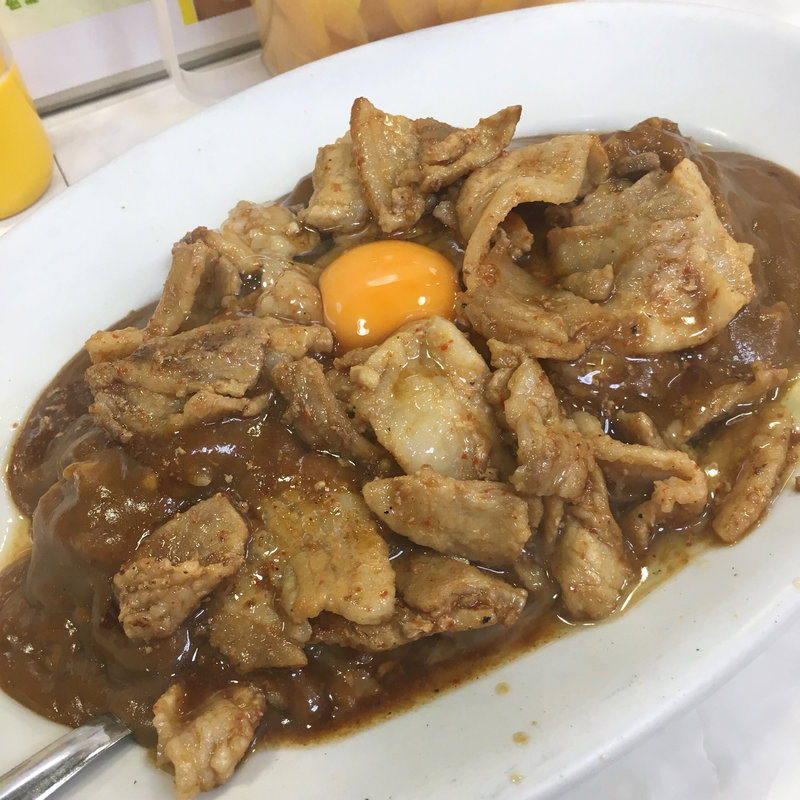 スタミナカレー 生 辛さ5倍(スタミナカレーの店バーグ 弥生町店)