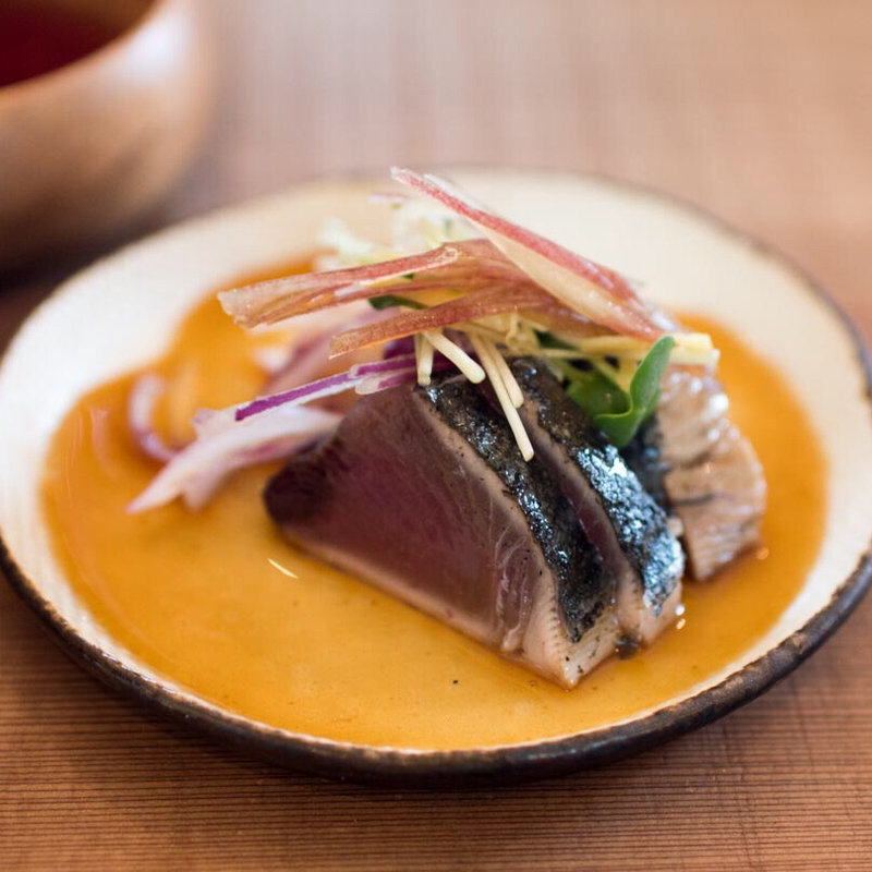 カツオタタキ(八葉食堂)