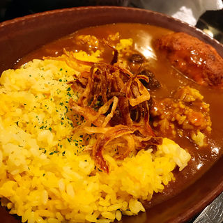 ハンバーグカレー(ビストロ喜楽亭)