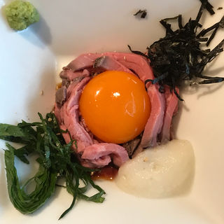 ローストビーフユッケ風(ワンカルビ 花小金井店)