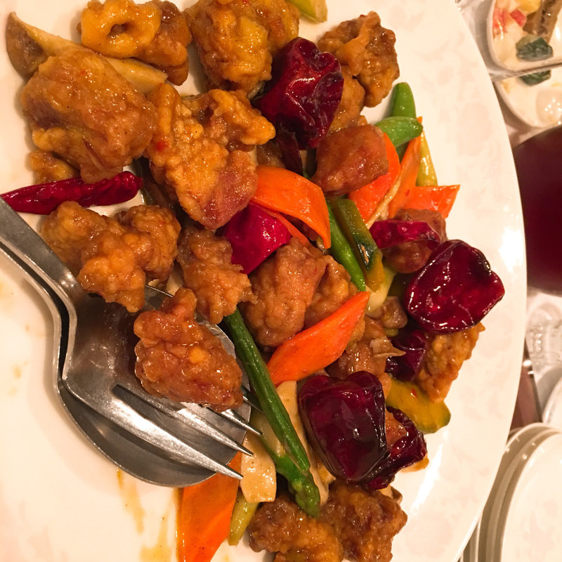 金アグー豚の朝天唐炒め(大成閣 （タイセイカク）)