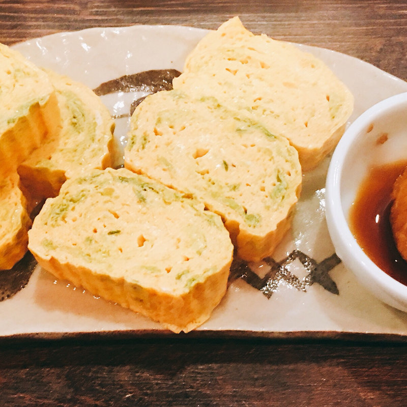 あおさ入りだしまき(しまんちゅう)