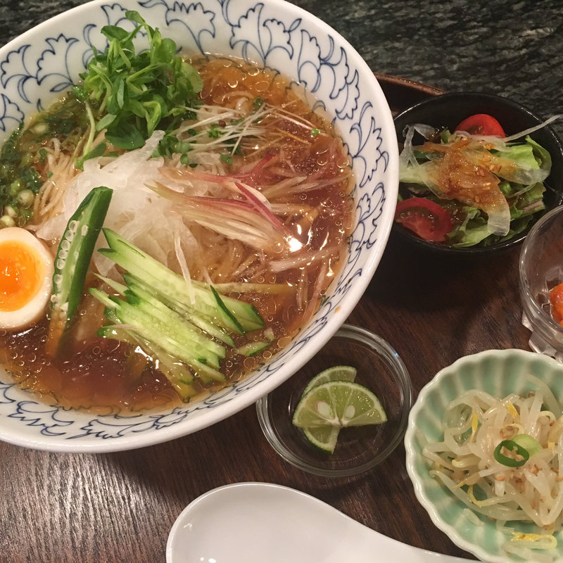 冷やしsoba しょうゆ(まごたゆの木)