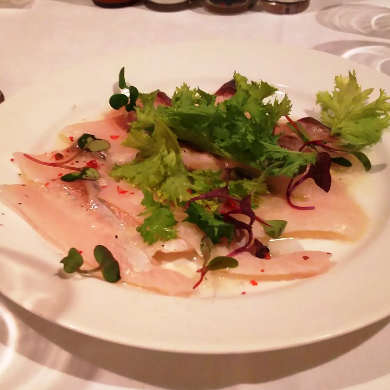 スズキのカルパッチョ(モナリザン)