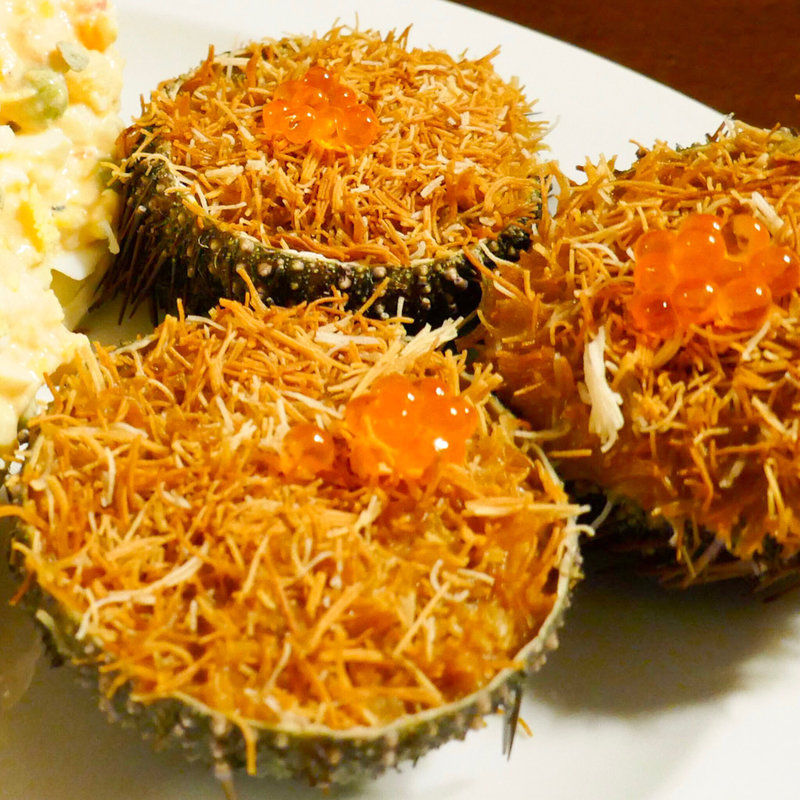 ウニのピンチョ(Gandarias)