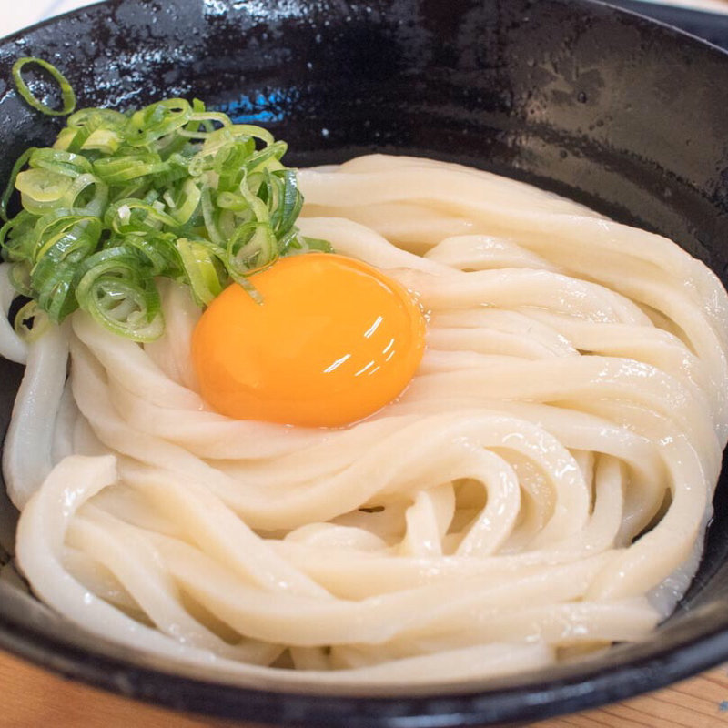 たまご醤油うどん(がいな製麺所)