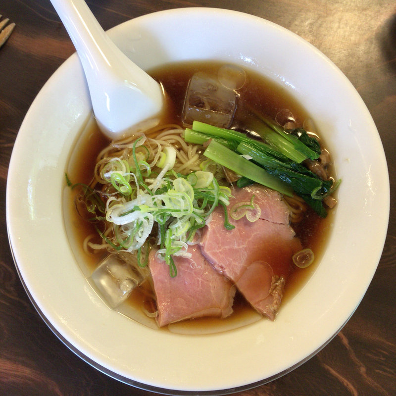 冷たい煮干し中華(湯の台食堂 )