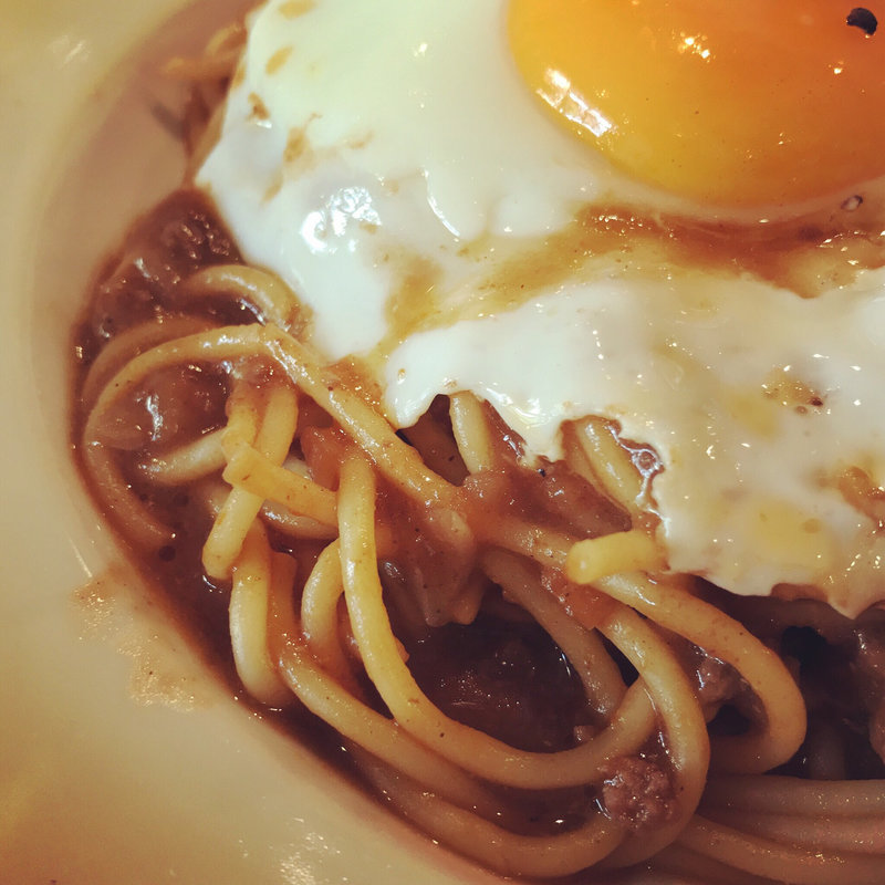 カレーミートスパゲティ(coffeeshop WARARA)