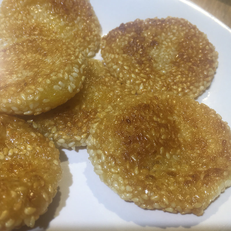 かぼちゃ餅(中国雲南省過橋米線専門店 万宝米線)