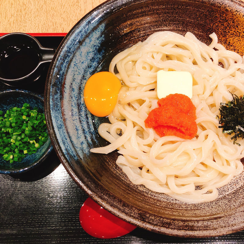 明太釜玉うどん(手打ちうどん めんこや 高円寺店 )
