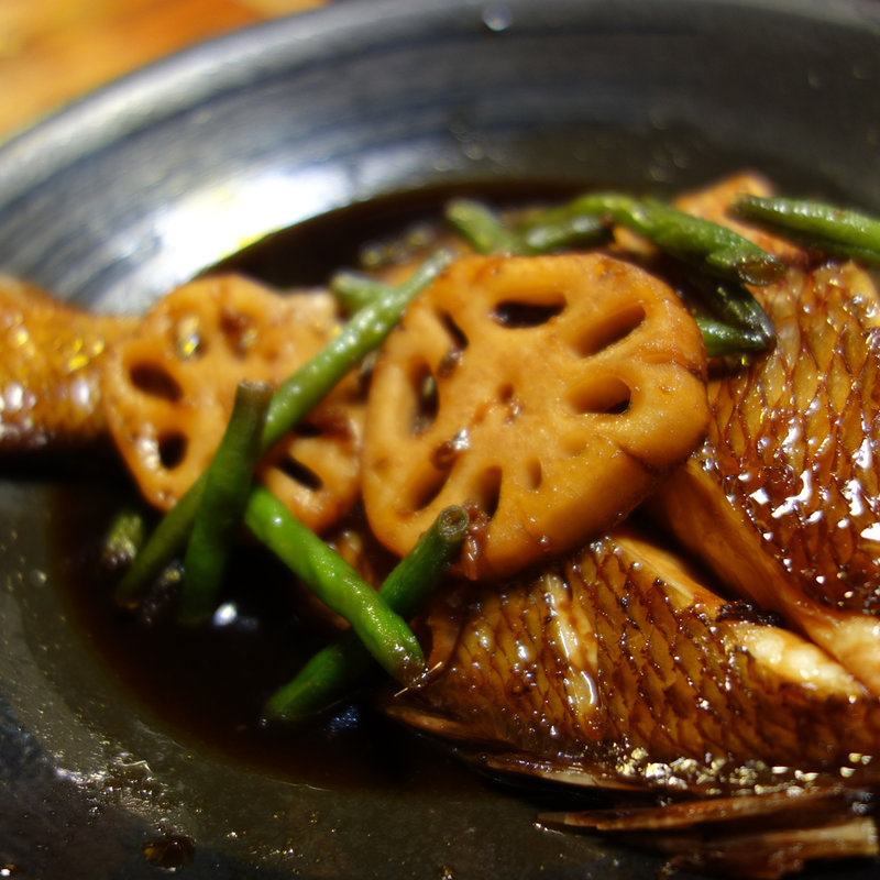 真ダイの煮付け(市場食堂 前ROUTE263)