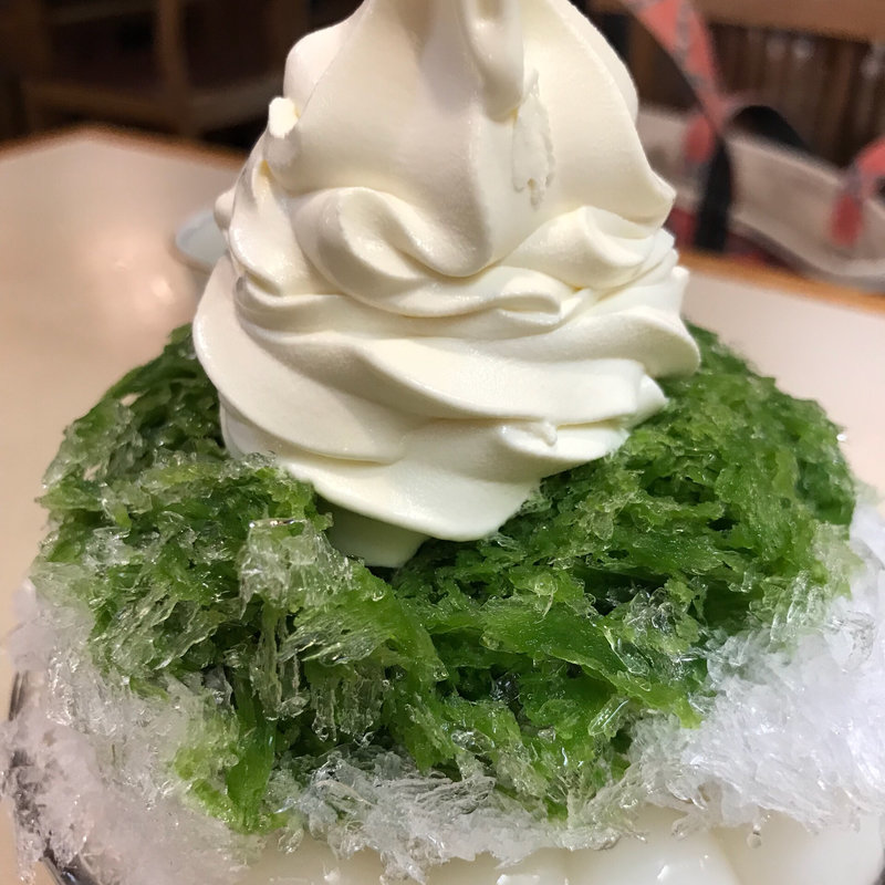 氷宇治クリーム(あんみつ　みはし　上野本店)