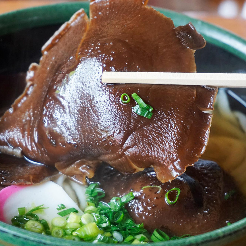 しいたけうどん(岩屋うどん)
