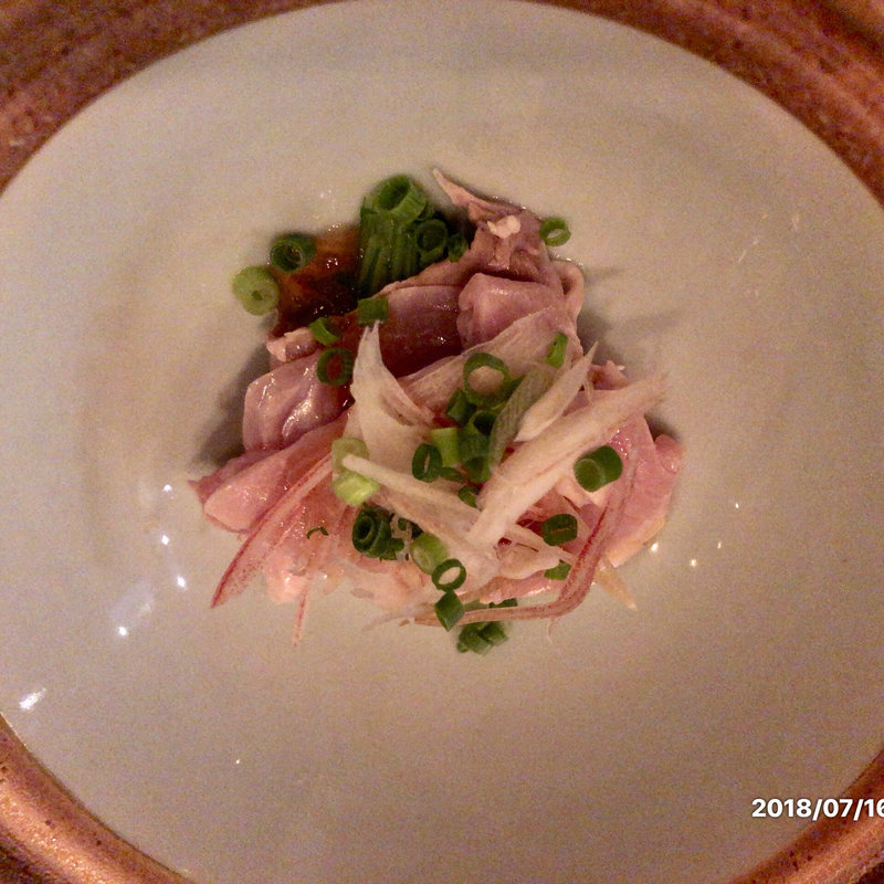 鰹のレアしゃぶしゃぶ(ステーキハウス ミディアムレア)