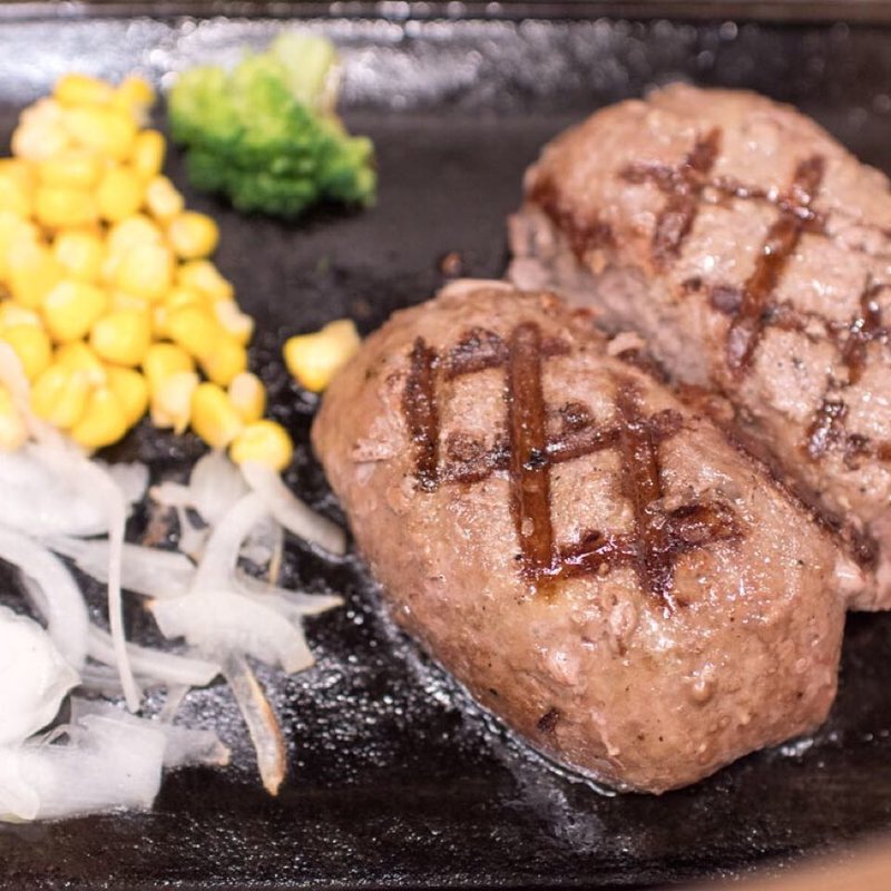 新・大俵ハンバーグ250g(ビッグボーイ 姫路岡田店)