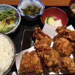 鶏唐揚げ定食(ゆるり庵 四街道店)