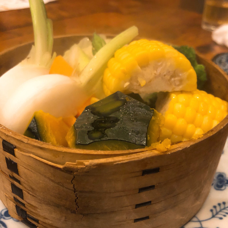 蒸し野菜(立道屋)
