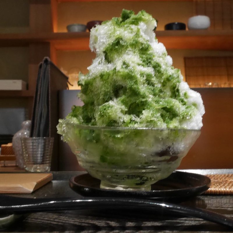 うすゆき抹茶金時(宇治香園 大阪心斎橋店)