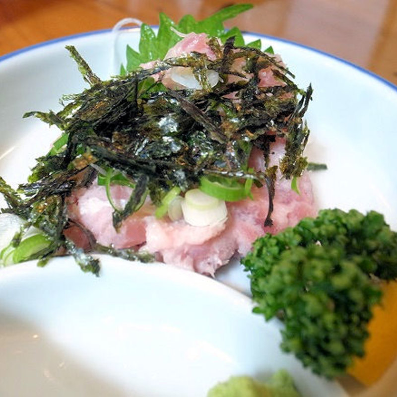 ねぎトロすき身のりマグロ(肴とお酒うえだ)