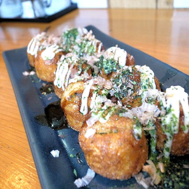 揚げタコ焼き(肴とお酒うえだ)