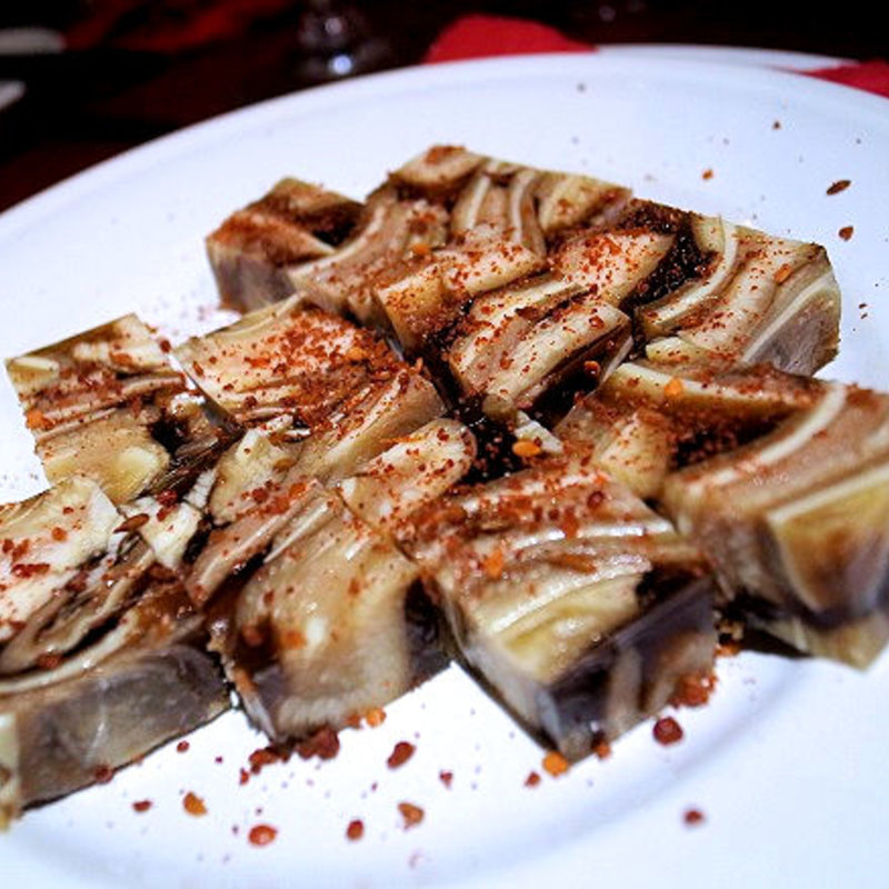 豚耳の煮こごり(蜃気楼)