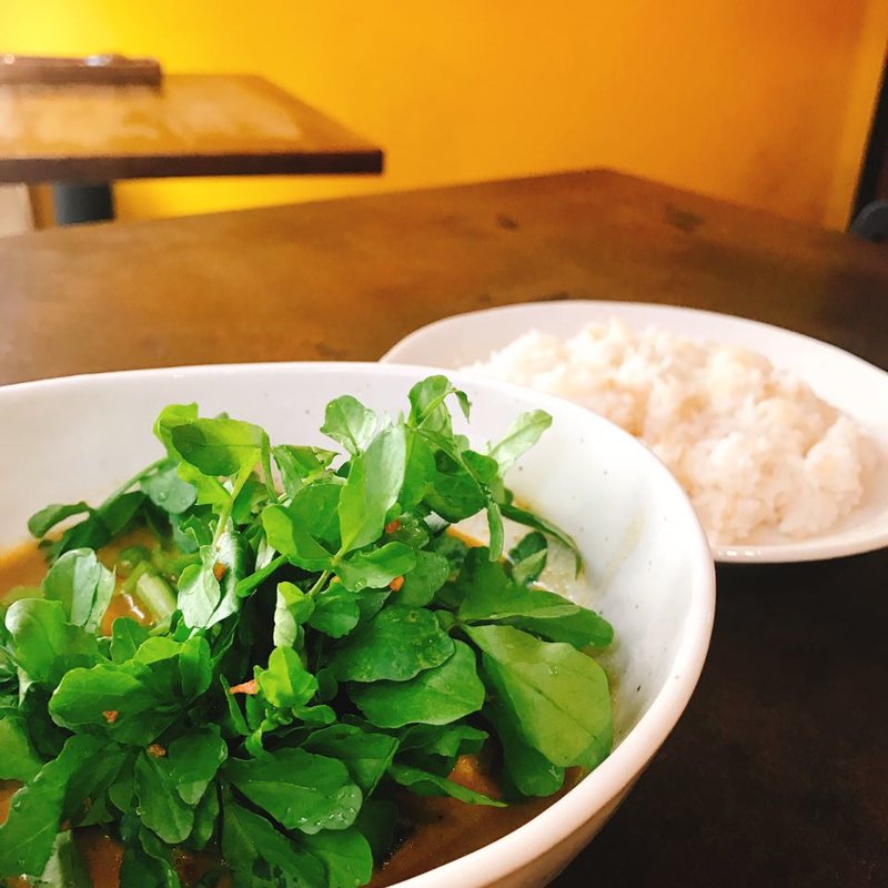 牡蠣とクレソンのカレー(sync)