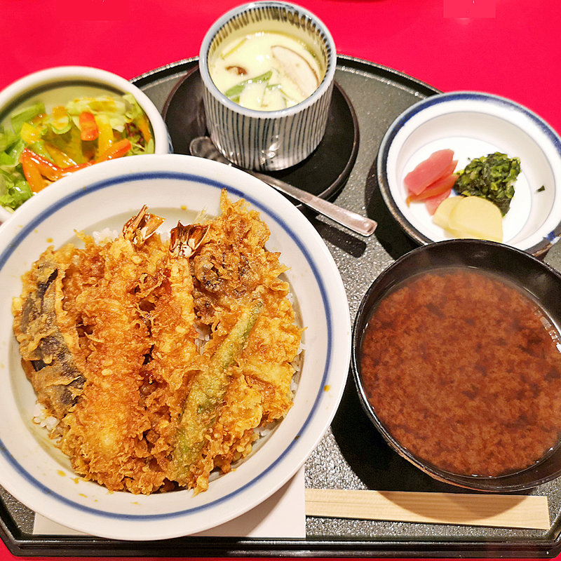 季節の天丼(銀座 天一(レストラン) 千葉そごう店)