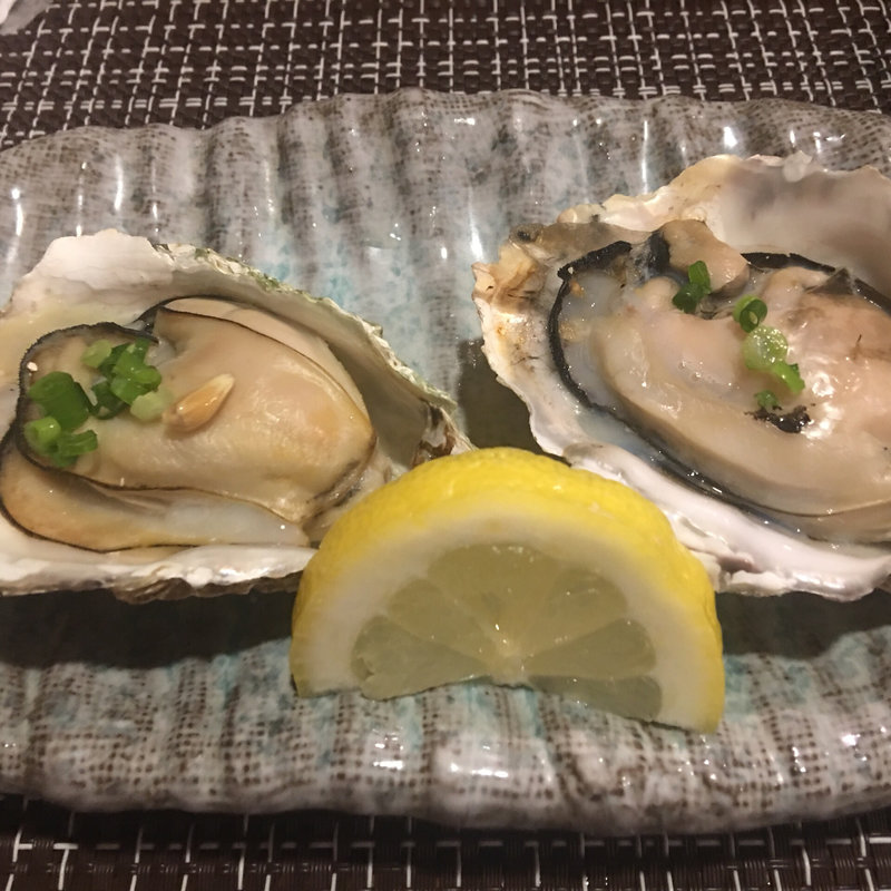 牡蠣の浜焼き(魚処 まんぼう )