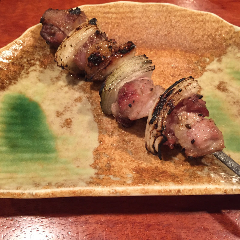 鳥の串焼き(ガンジューヤ)