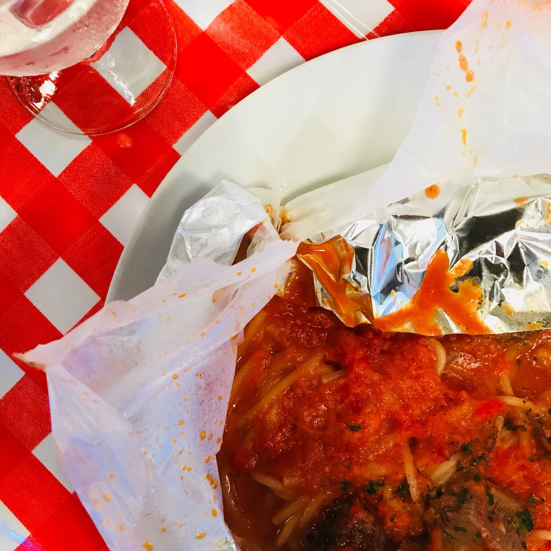 牛タンパスタ(レストラン ワイン&パスタ カルタ・パコ)