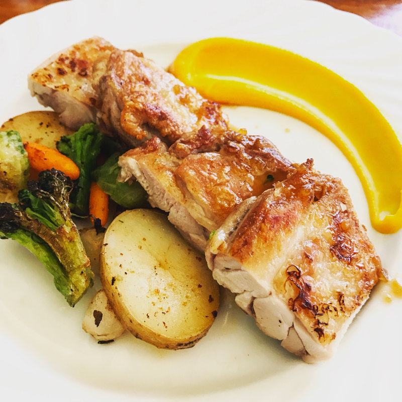 鶏のロースト（ランチコース）(Le Ballon)