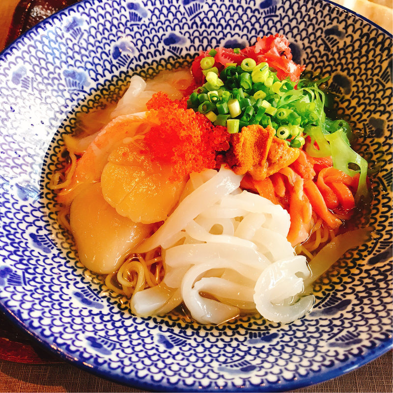 海鮮冷やし塩ラーメン(タイガー餃子会舘 宇田川町店)