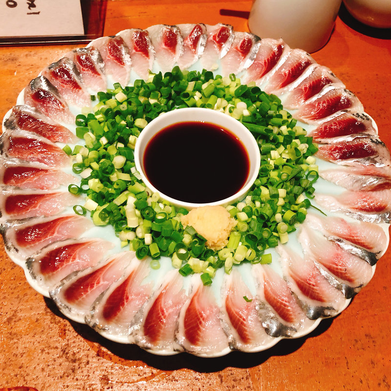 鰯の薄造り(日本料理 岩戸 銀座店)