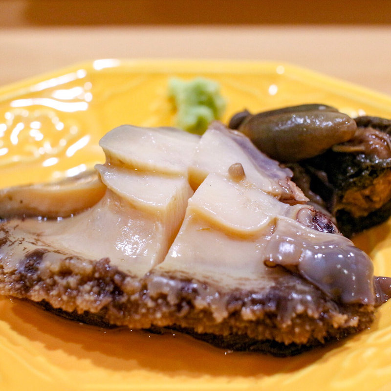 煮あわび(鮨まつ本)