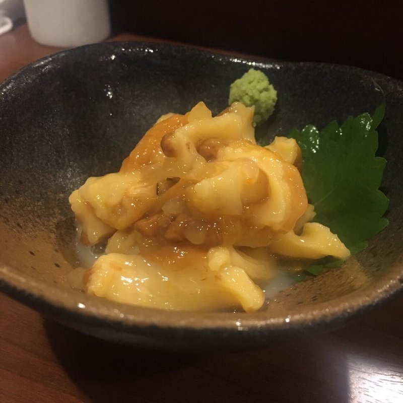 ホヤの刺身(のっこい)