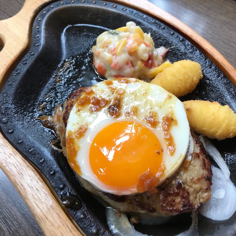 エッグバーグランチ(びっくりドンキー上牧店)