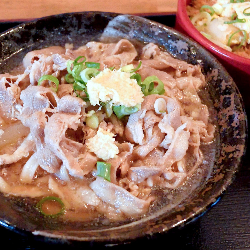 肉ぶっかけ冷(こがね製麺所 善通寺駅前通り店)