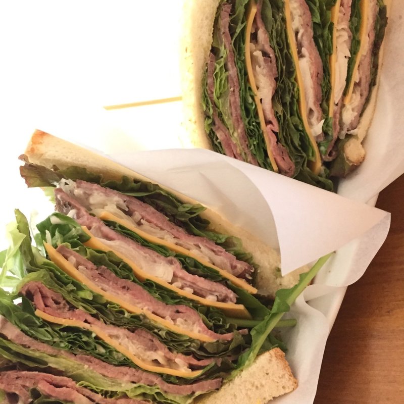 ローストビーフのサンドイッチL(松濤カフェ)