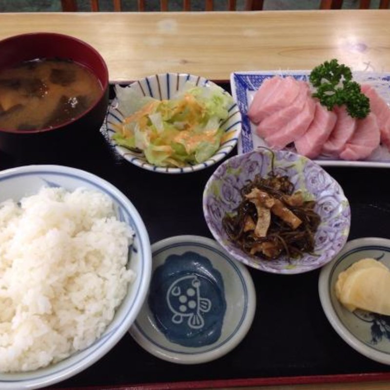 本鮪刺身定食(竹家食堂)