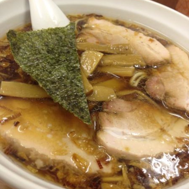 揚げネギ焼豚ラーメン(甲斐 高円寺店)