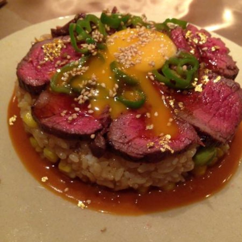 和牛焼肉ライスケーキ(表参道焼肉KINTAN)