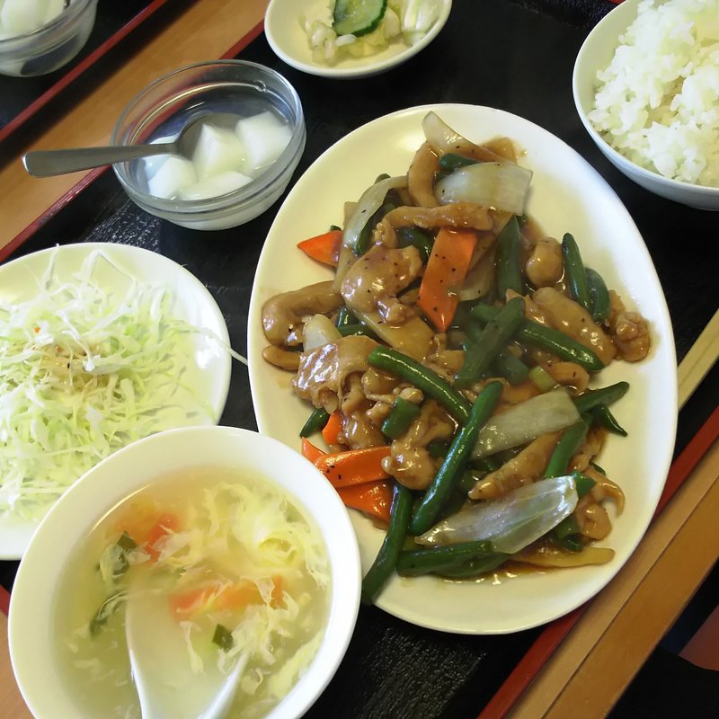 とり肉のインゲン炒め(酔仙閣 )