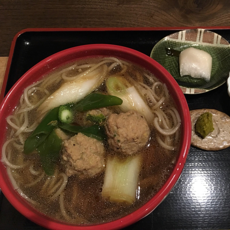 鴨つくね(そばと手料理 をん坐)