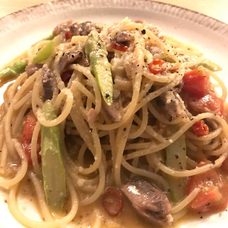 ペペロンチーノ(Ashi Teishoku & Diner)