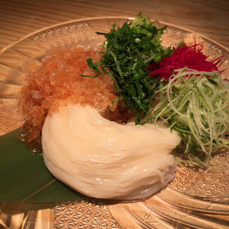 シャリシャリそうめん(お酒と和ごはん KINJO)