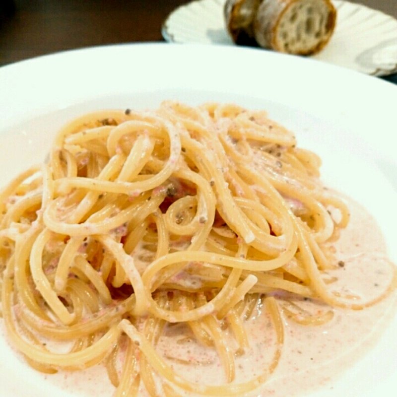 博多明太子クリームパスタランチ(イタリア食堂 SORA)