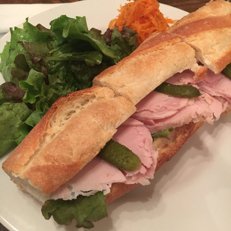ハムのバケットサンド(ビルボケ 2号店 （le bilboquet）)