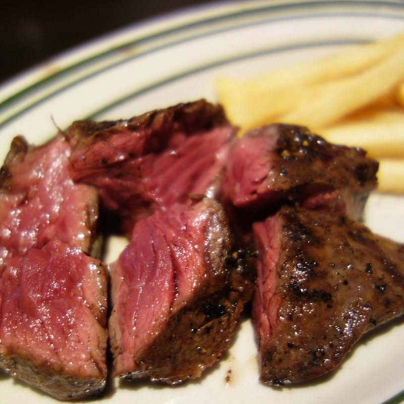 牛サガリステーキセット(100g)(シカゴステーキ オーロラ 離れ)