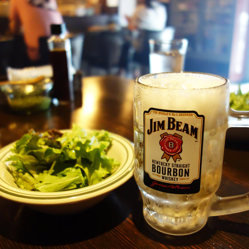 ジムビームハイボール(シカゴステーキ オーロラ 離れ)