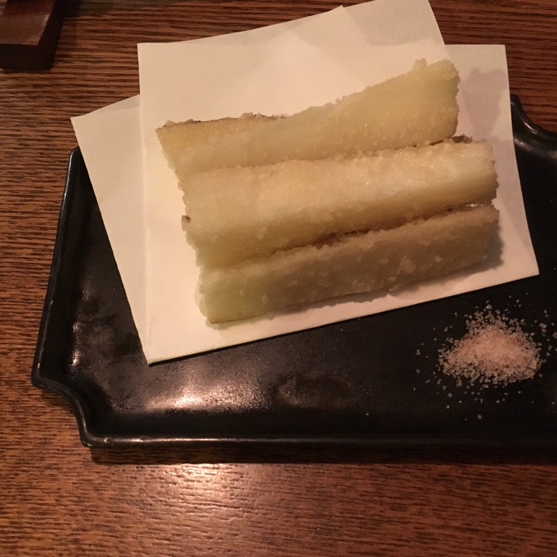 山芋唐揚げ(umebachee)